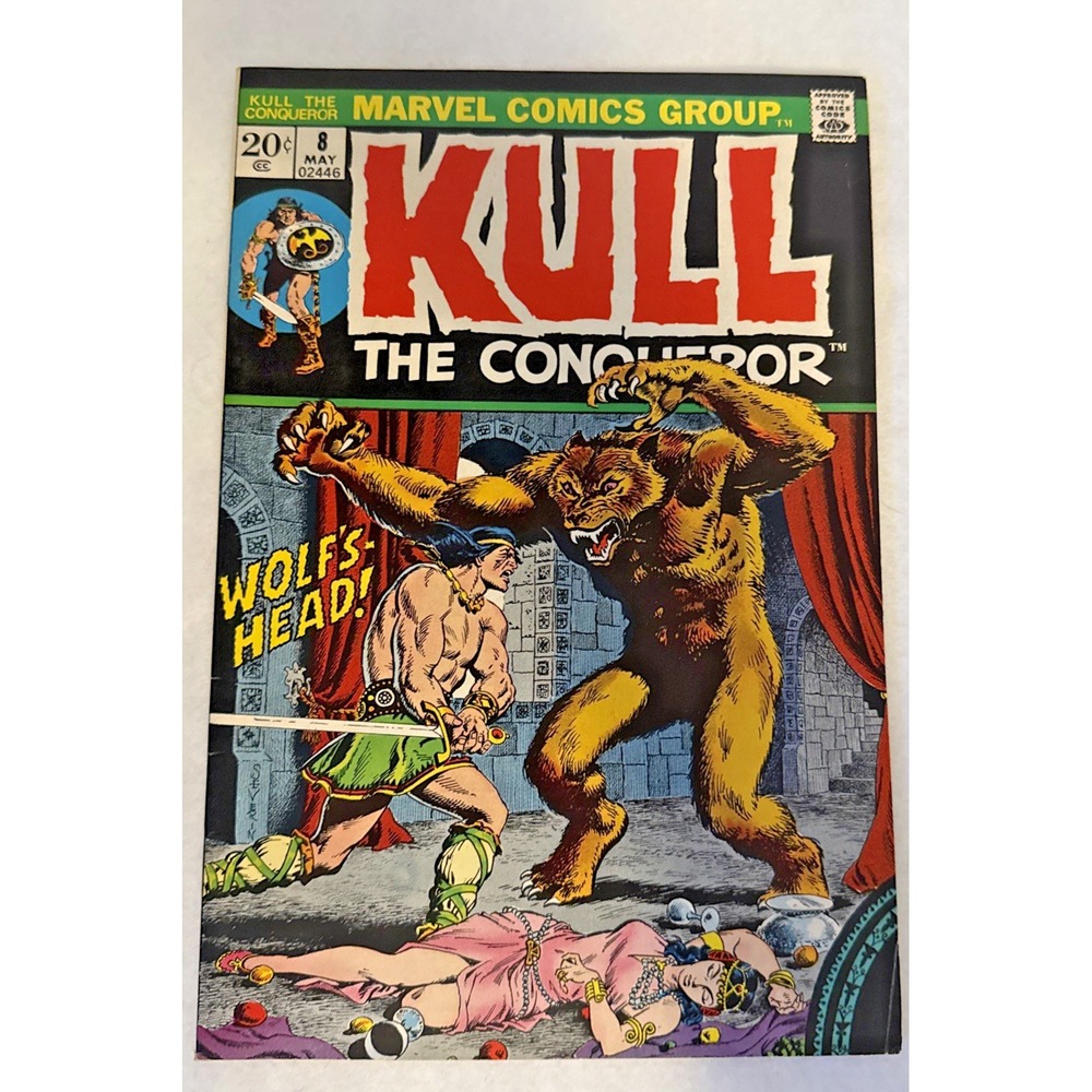 Kull the Conqueror 8 Vol 1 1973 Marvel Comics Bronze Age VG Comic Book
